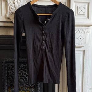 Everlane L/S Ribbed Henley